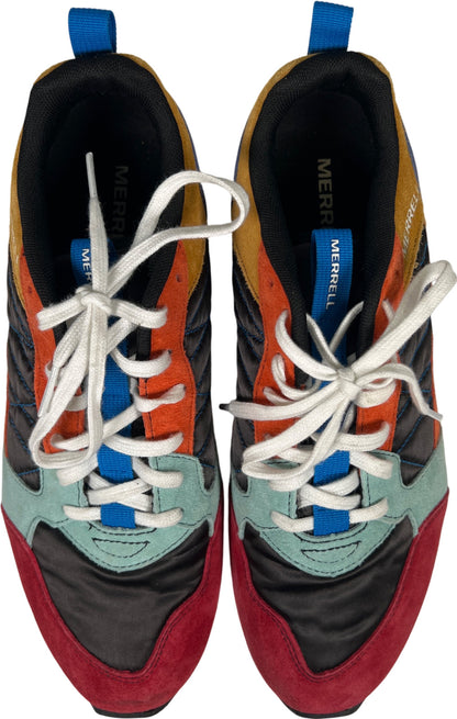 Merell Men’s Red Multicolor Suede Alpine Lace Up Sneakers - 9