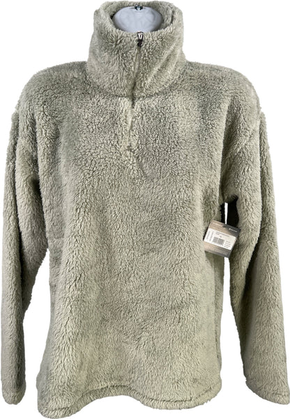 Eddie Bauer Women’s Mint Green Plush Long Sleeve 1/4 Zip Pullover Jacket - XS