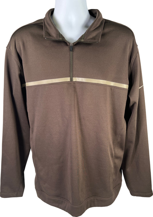 Nike Golf Men’s Dark Green Tour Performance Pullover Sweatshirt - XL