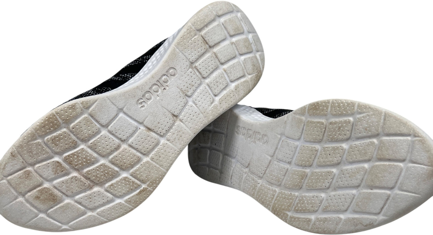 Adidas Men’s Black Cloudfoam Lace Up Athletic Sneakers - 8.5