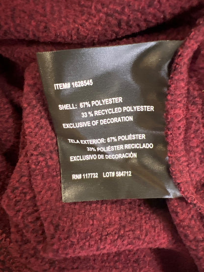 Gerry Men’s Red Heathered Long Sleeve Crewneck Sweatshirt - L