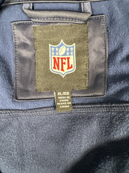 NFL Men’s Blue LA Chargers Long Sleeve Full Zip Track Jacket - XL