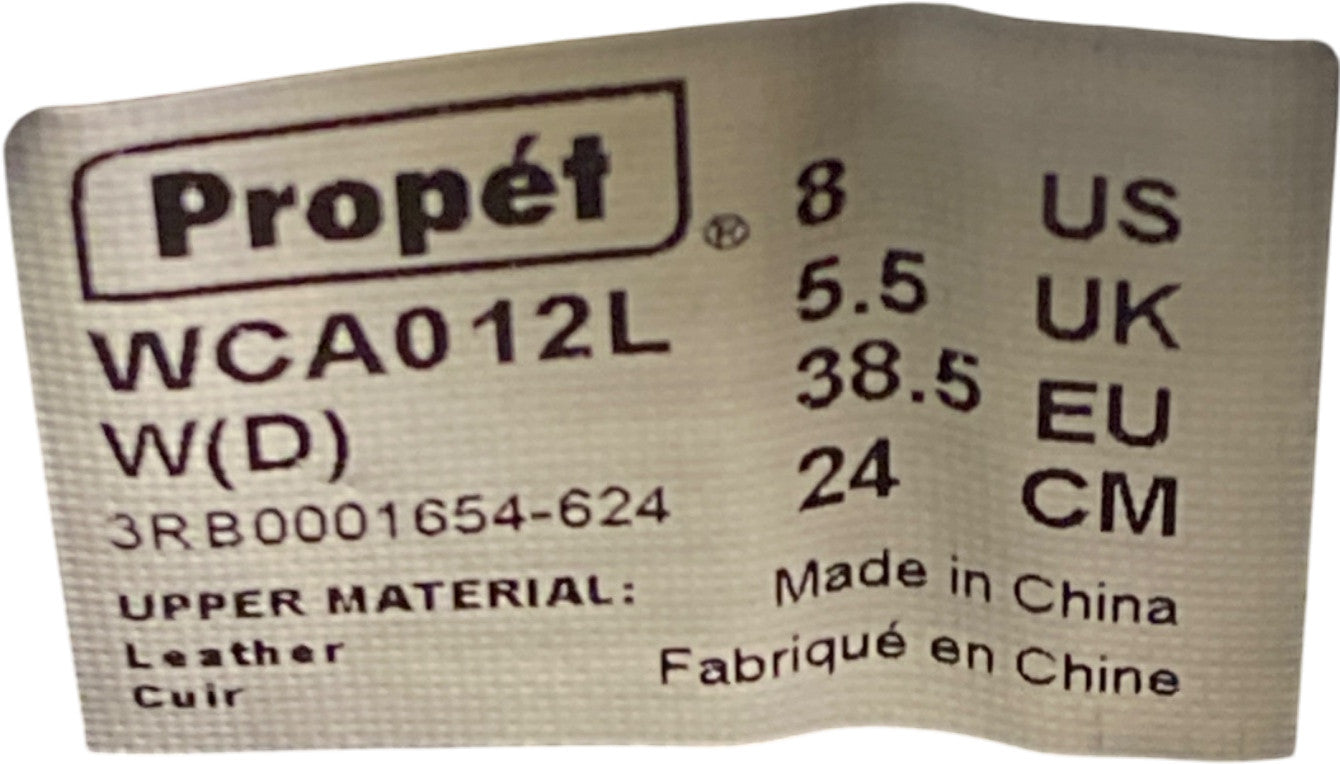 Propet Women’s Black Leather Hazel Oxford Dress Shoes - 8 Wide