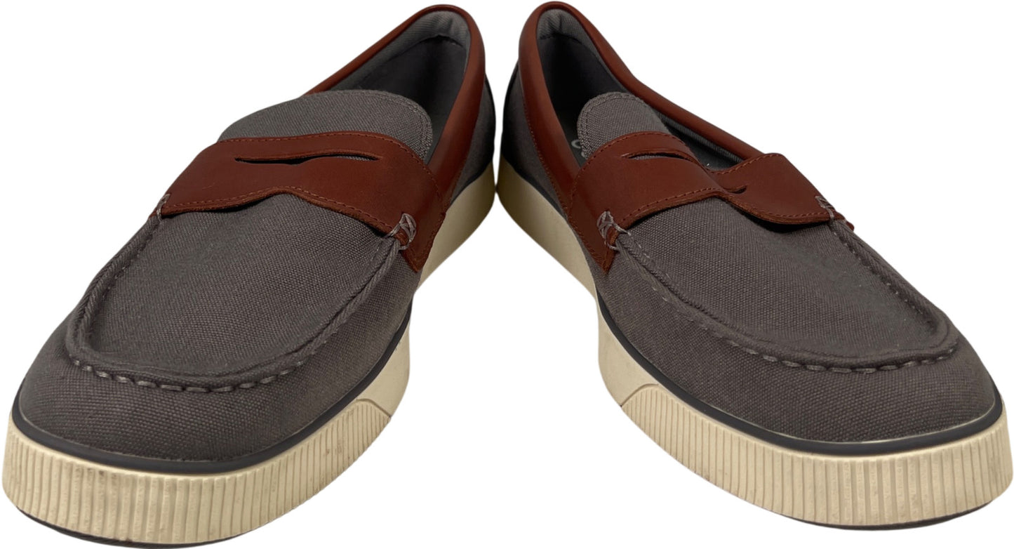 Cole Haan Men’s Gray Nantucket Penny Loafers - 11