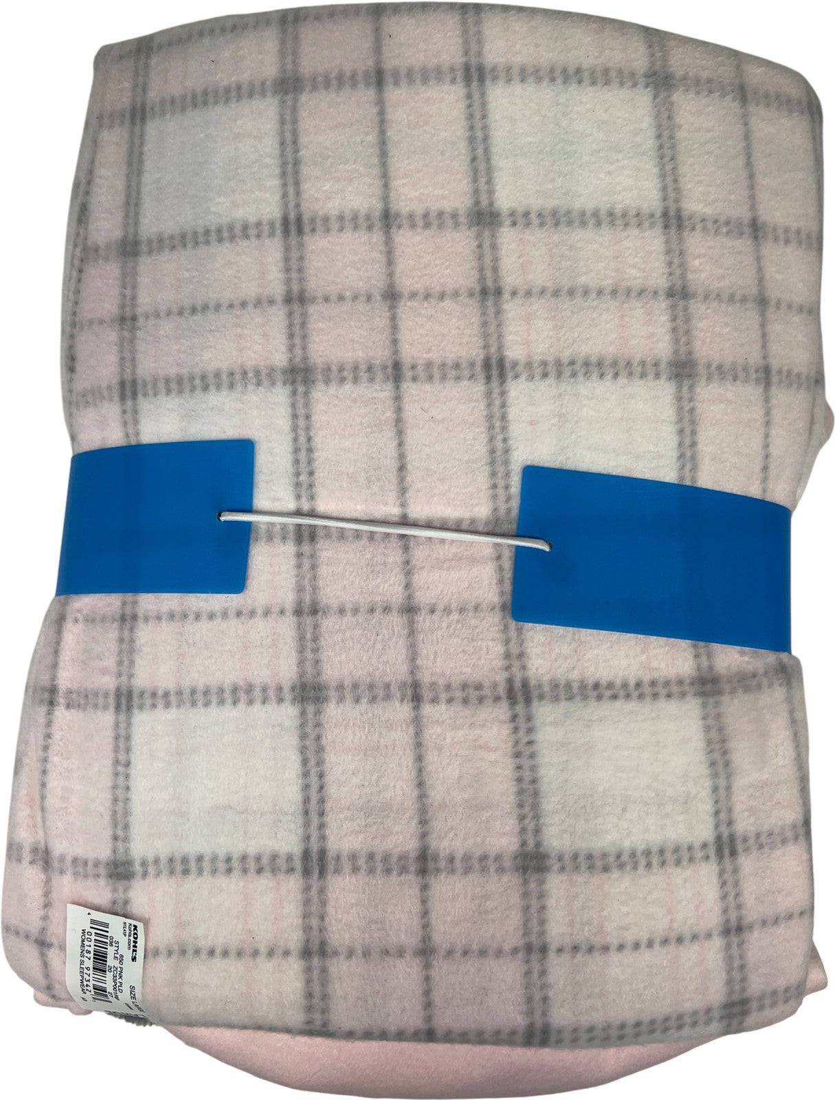 Croft and Barrow Women’s Pink Plush Long Sleeve and Pant. 3 Piece Pajama Set - L