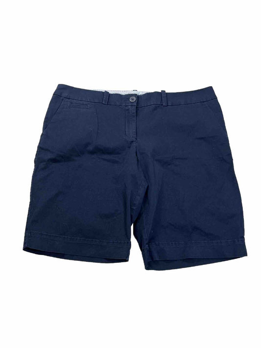 NEW Tommy Hilfiger Women's Navy Blue Chino Shorts - 16