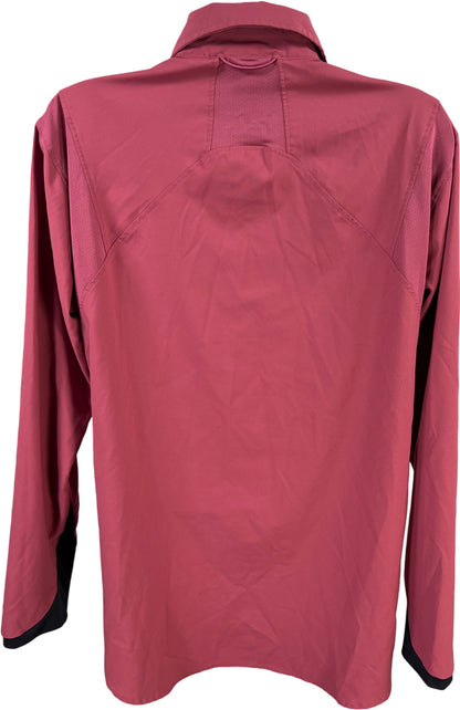 Under Armour Women’s Pink Tide Chaser Long Sleeve Button Up Shirt - M