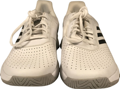 Adidas Men’s White Courtsmash Lace Up Court Athletic Sneakers - 11