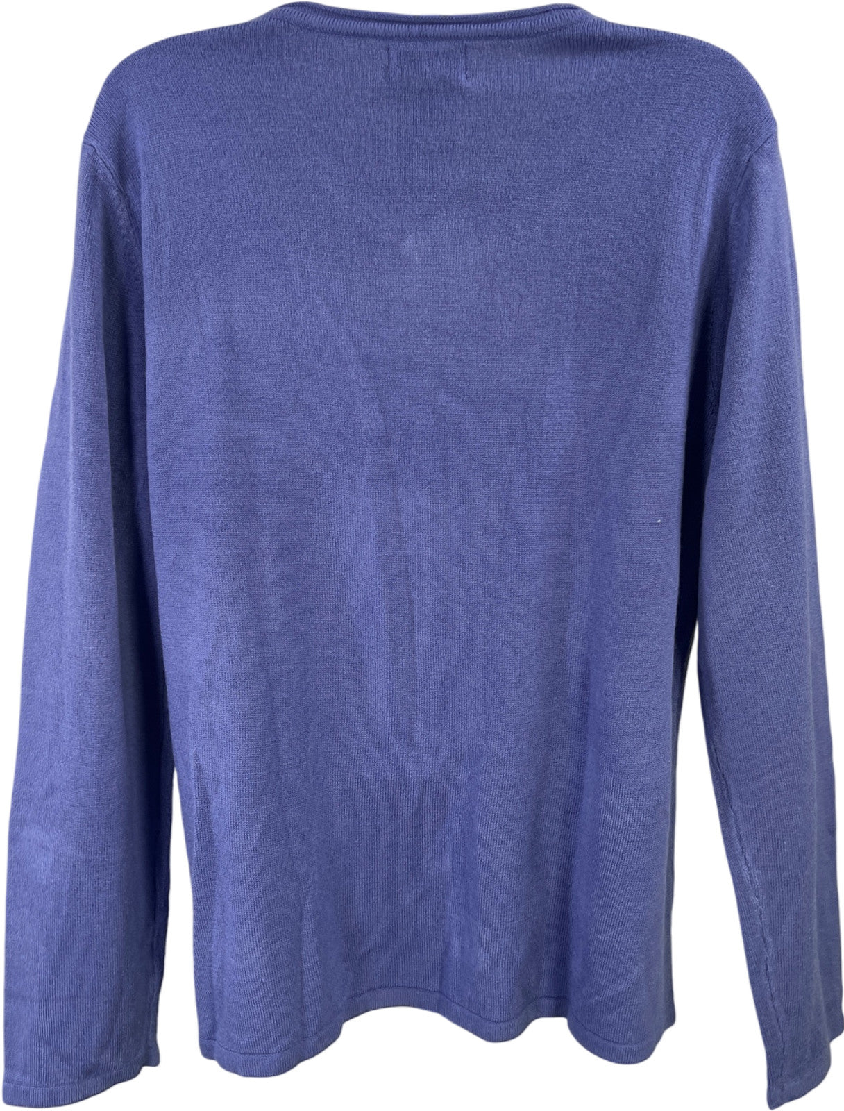 Croft and Barrow Women’s Purple Iris Long Sleeve V-Neck Sweater - XL