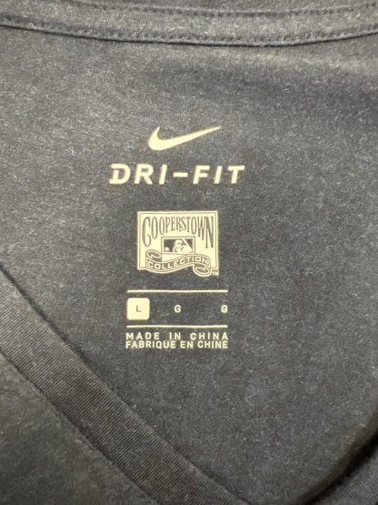 Nike Women’s Blue MLB Cooperstown Detroit Tigers Short Sleeve T-Shirt - L