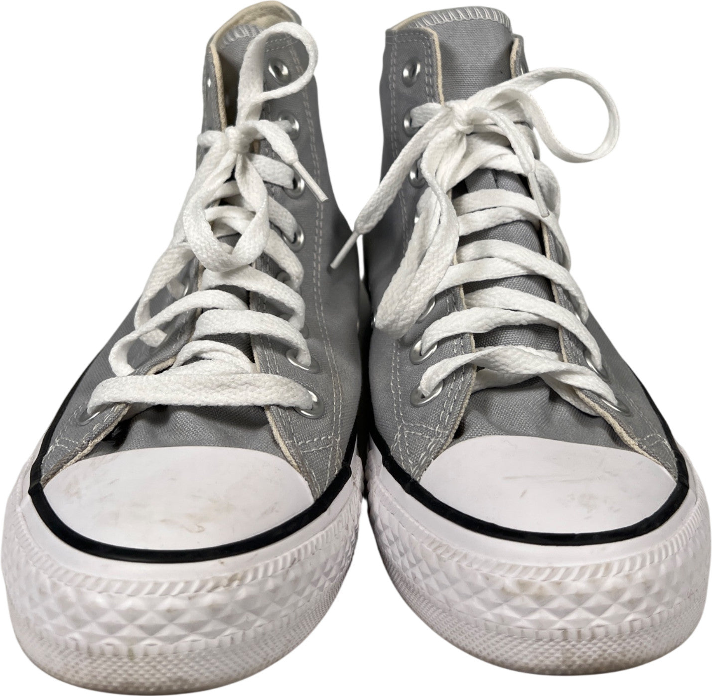 Converse Unisex Gray Chuck Taylor High Top Sneakers - Women’s 9