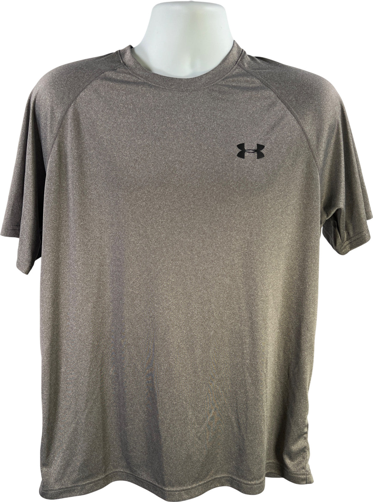 Under Armour Men’s Gray Loose Fit Short Sleeve HeatGear Athletic T-Shirt - L