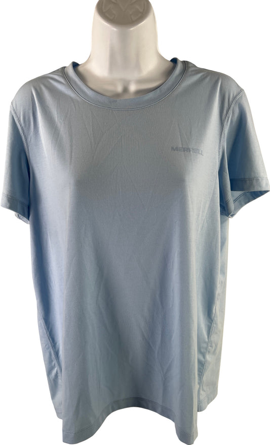 Merrell Women’s Light Blue Short Sleeve Athletic T-Shirt - M