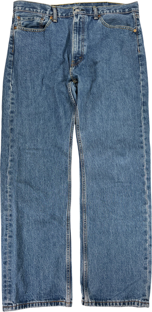 Levi’s Men’s Light Wash 505 Regular Fit Denim Jeans - 38x32