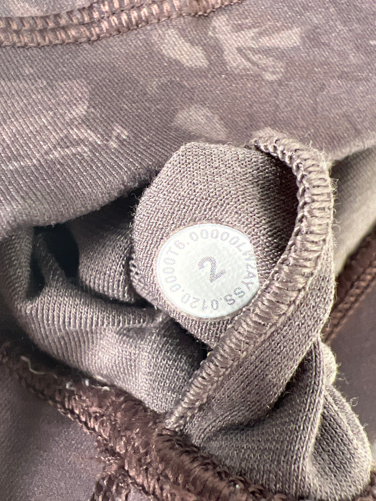 Lululemon Women’s Purple Floral Energy Sports Bra - No pads- 2