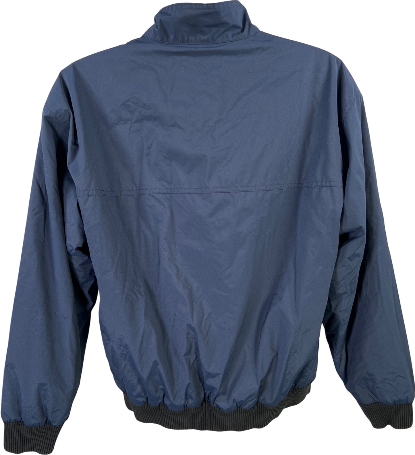 Madewell Men’s Blue Fleece Lined Full Zip Bomber Jacket - M