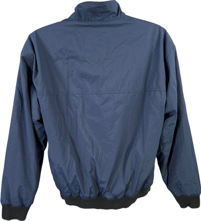 Madewell Men’s Blue Fleece Lined Full Zip Bomber Jacket - M