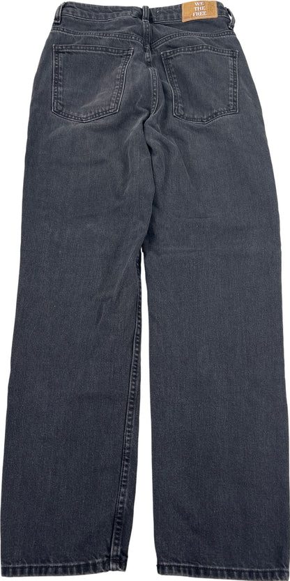 We The Free Women’s Black Straight Leg Denim Jeans - 27