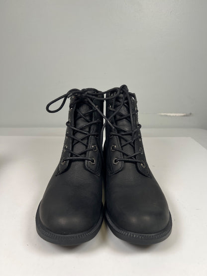 Kodiak Women’s Black Leather Original Waterproof Lace Up Combat Boots - 7.5