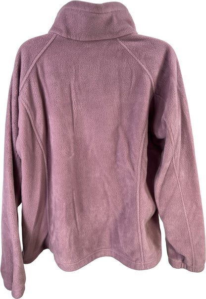 Columbia Women’s Purple Benton Springs Full Zip Fleece Jacket - Plus 2X