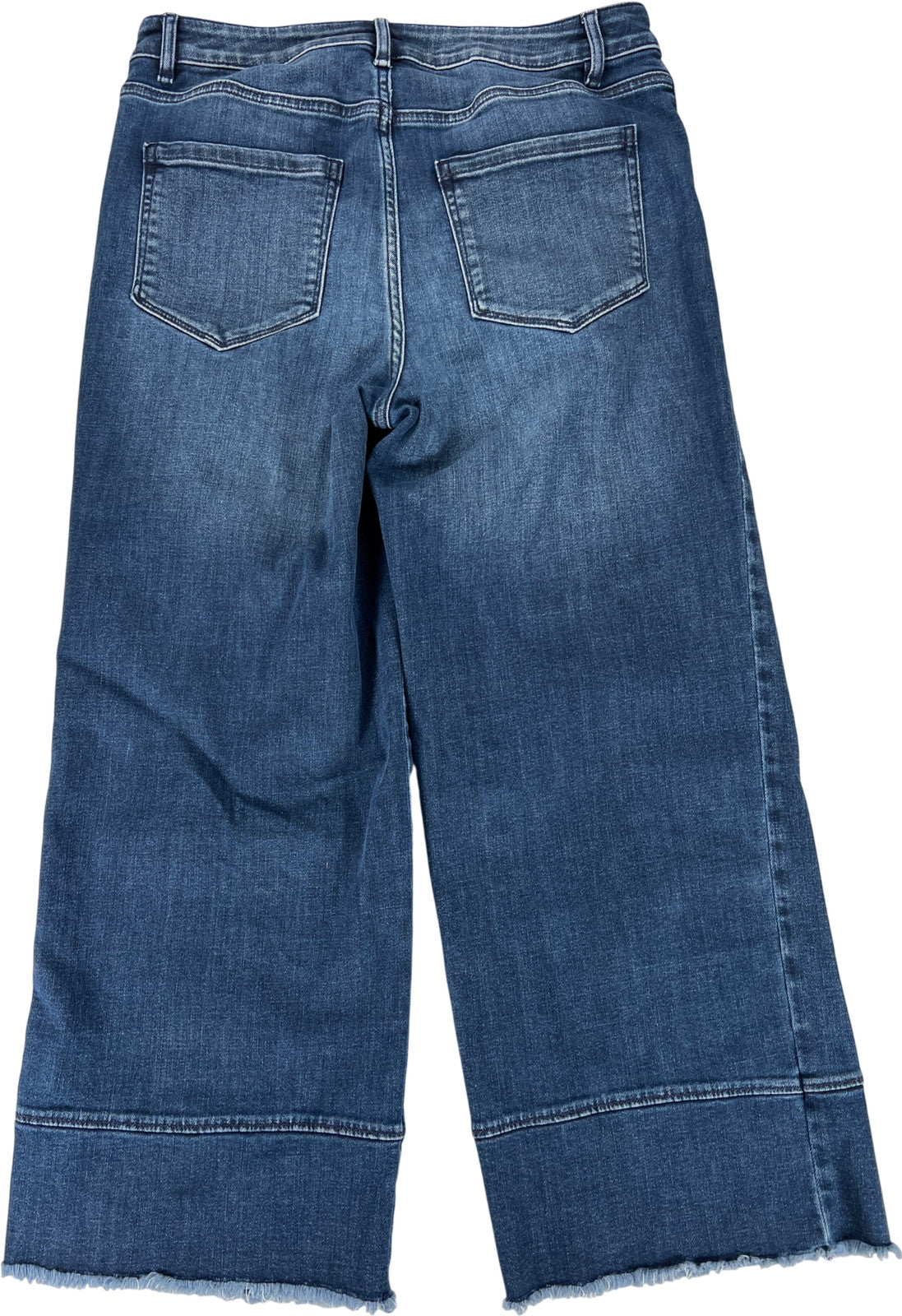 J.Jill Women’s Medium Wash High Rise Full Leg Crop Leg Jeans - 6