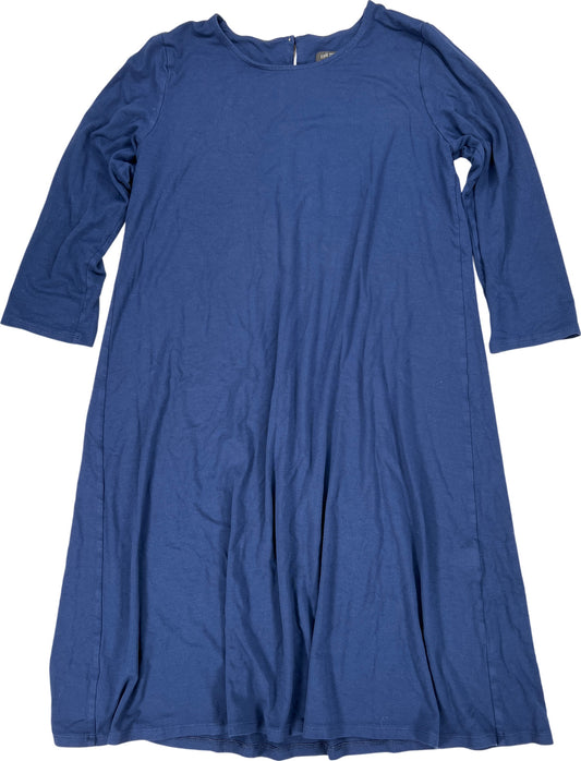 J.ill Wearever Collection Women’s Blue 3/4 Sleeve T-Shirt Dress - S
