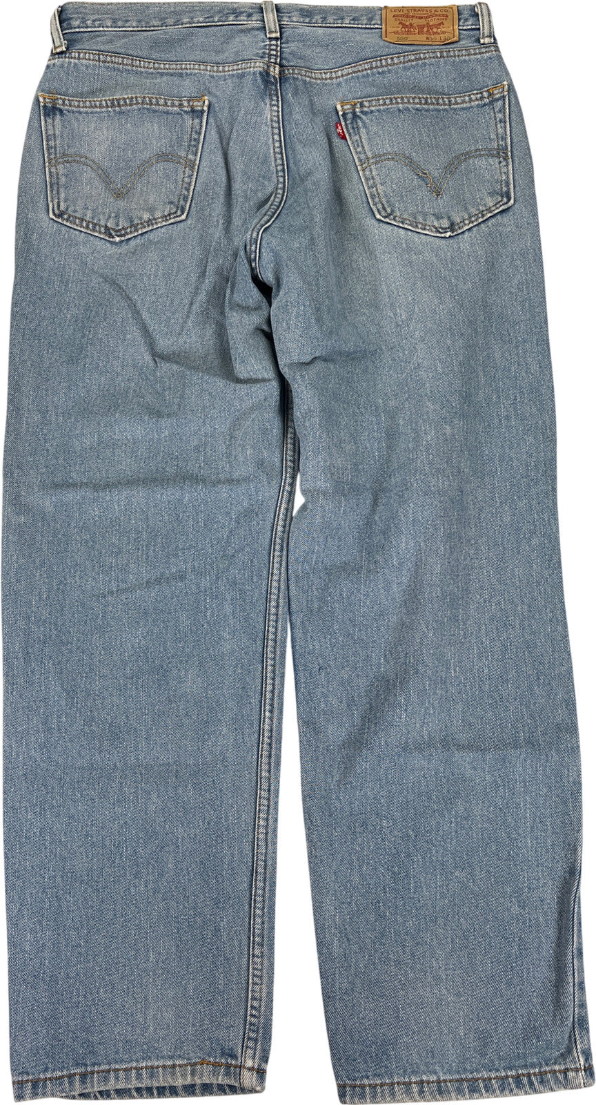 Levi’s Men’s Light Wash 550 Relaxed Fit Denim Jeans - 36x30