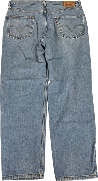 Levi’s Men’s Light Wash 550 Relaxed Fit Denim Jeans - 36x30