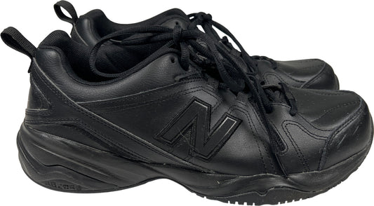 New Balance Women’s Black Leather 608 Lace Up Athletic Shoes - 11