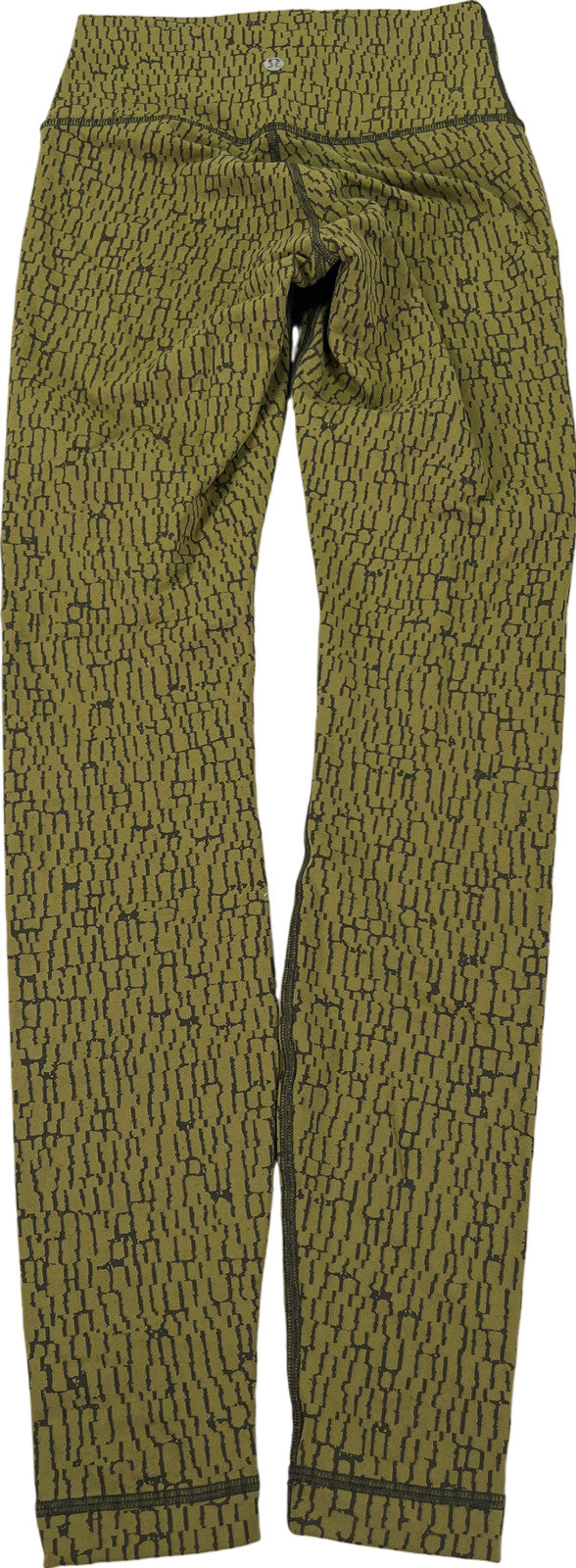 Lululemon Women’s Mossy Green Wunder Under High Rise Tight 28” Leggings - 4