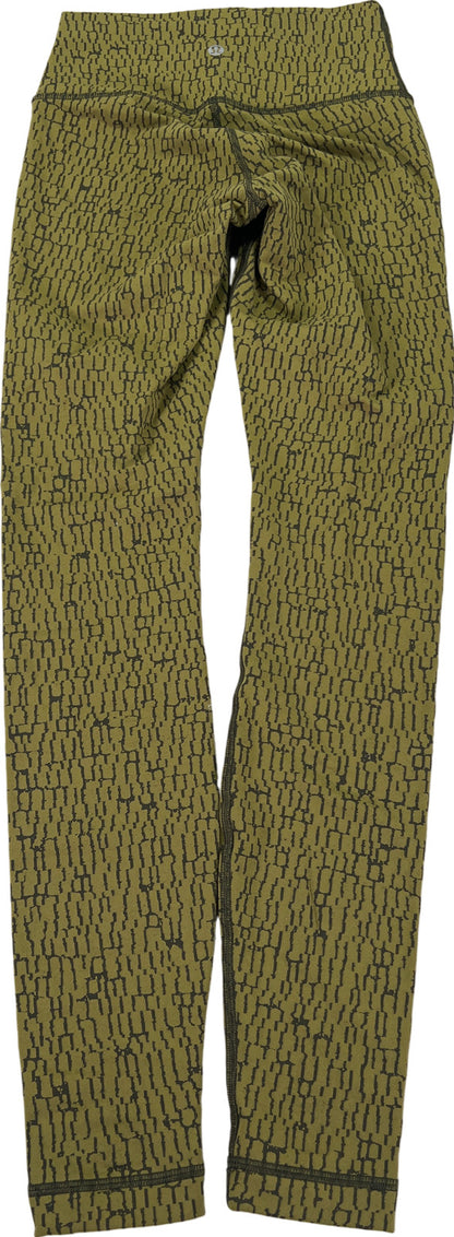 Lululemon Women’s Mossy Green Wunder Under High Rise Tight 28” Leggings - 4