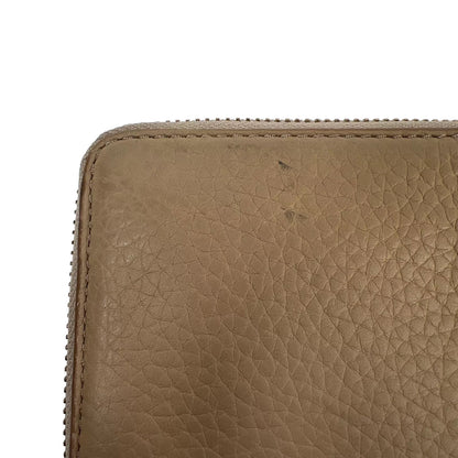 Cole Haan Women's Tan Leather Zip Close Wallet