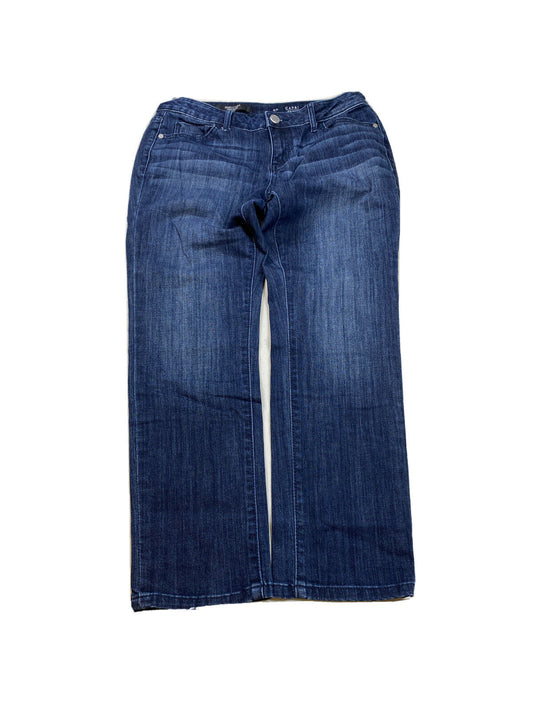 Simply Vera Wang Women's Dark Wash Mid Rise Capri Jeans - Petite 6P