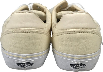 Vans Women’s Light Yellow Canvas Lace Up Sneakers - 9.5
