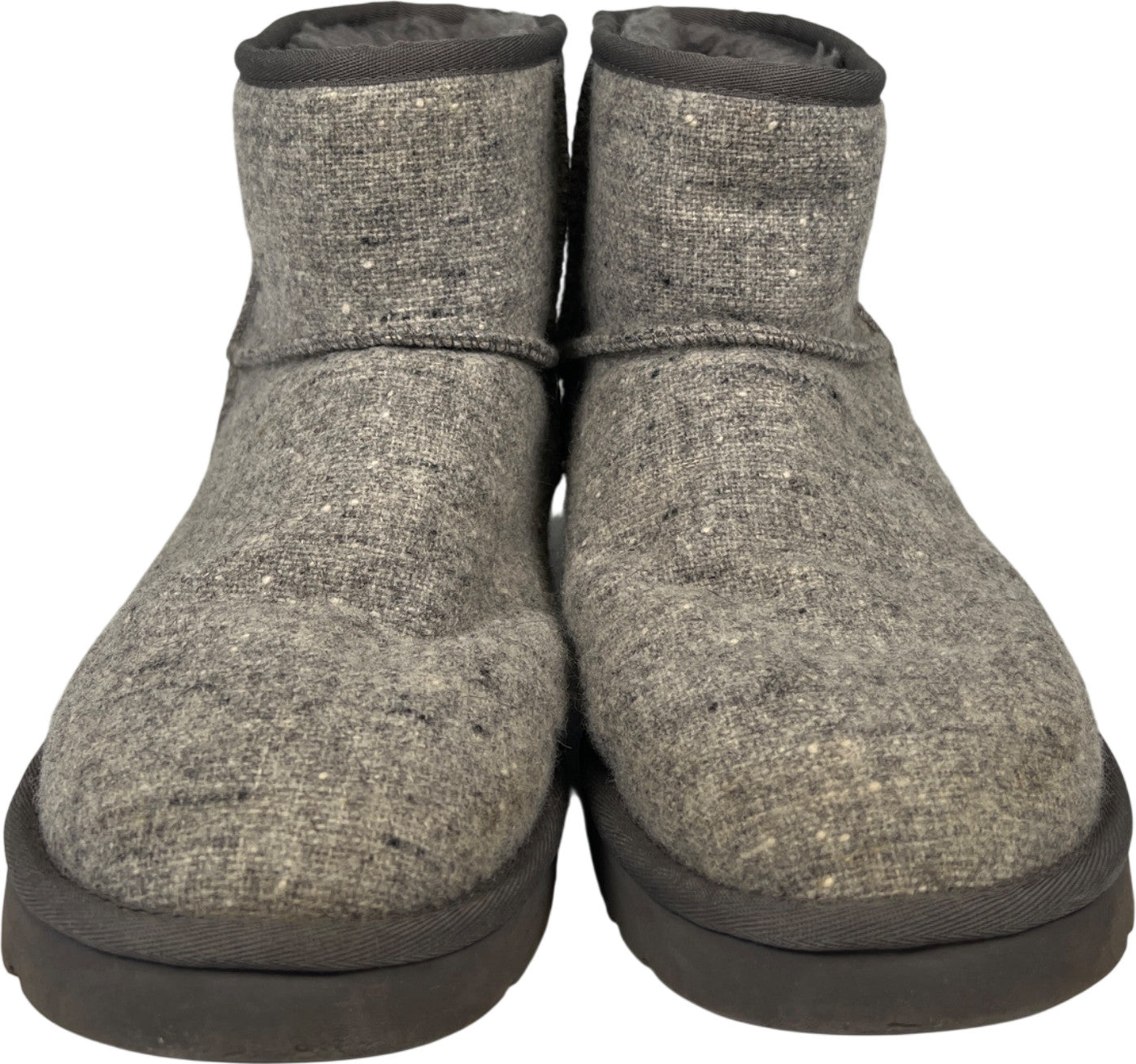 UGG Men’s Gray Classic Mini Shearling Pull On Boots - 11