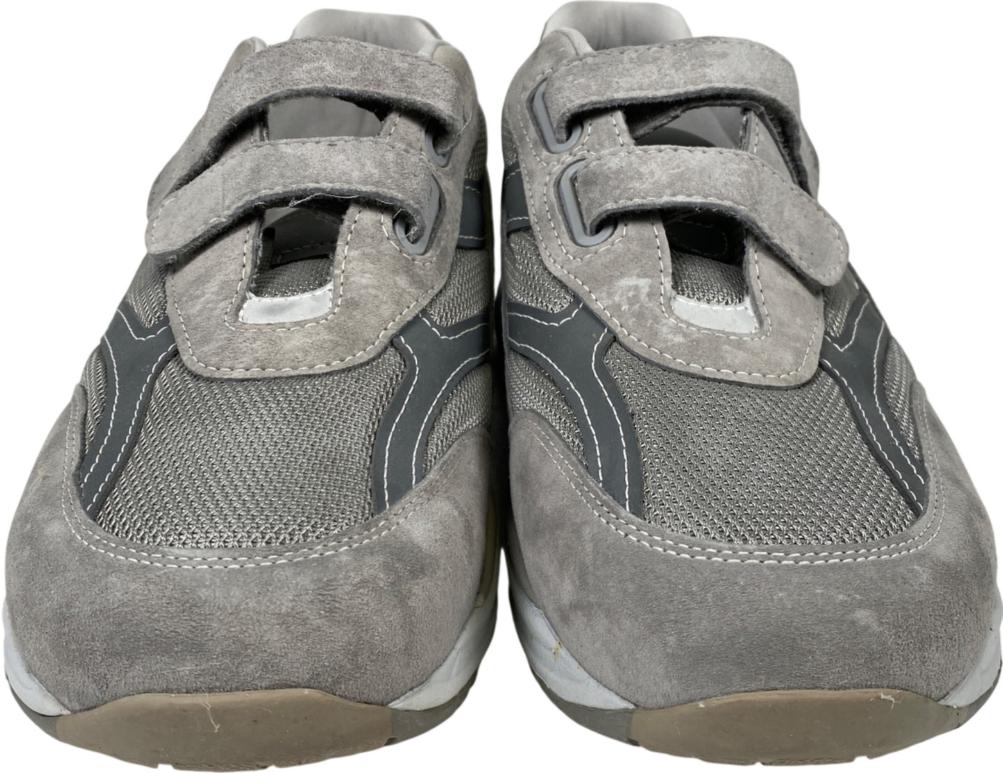 SAS Men’s Gray Suede Comfort Walking Sneakers - 12 Wide