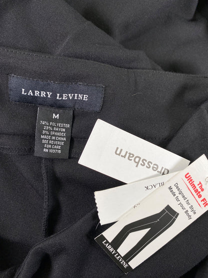 Larry Levine Women’s Black Stretch Bootcut Pull On Pants - M