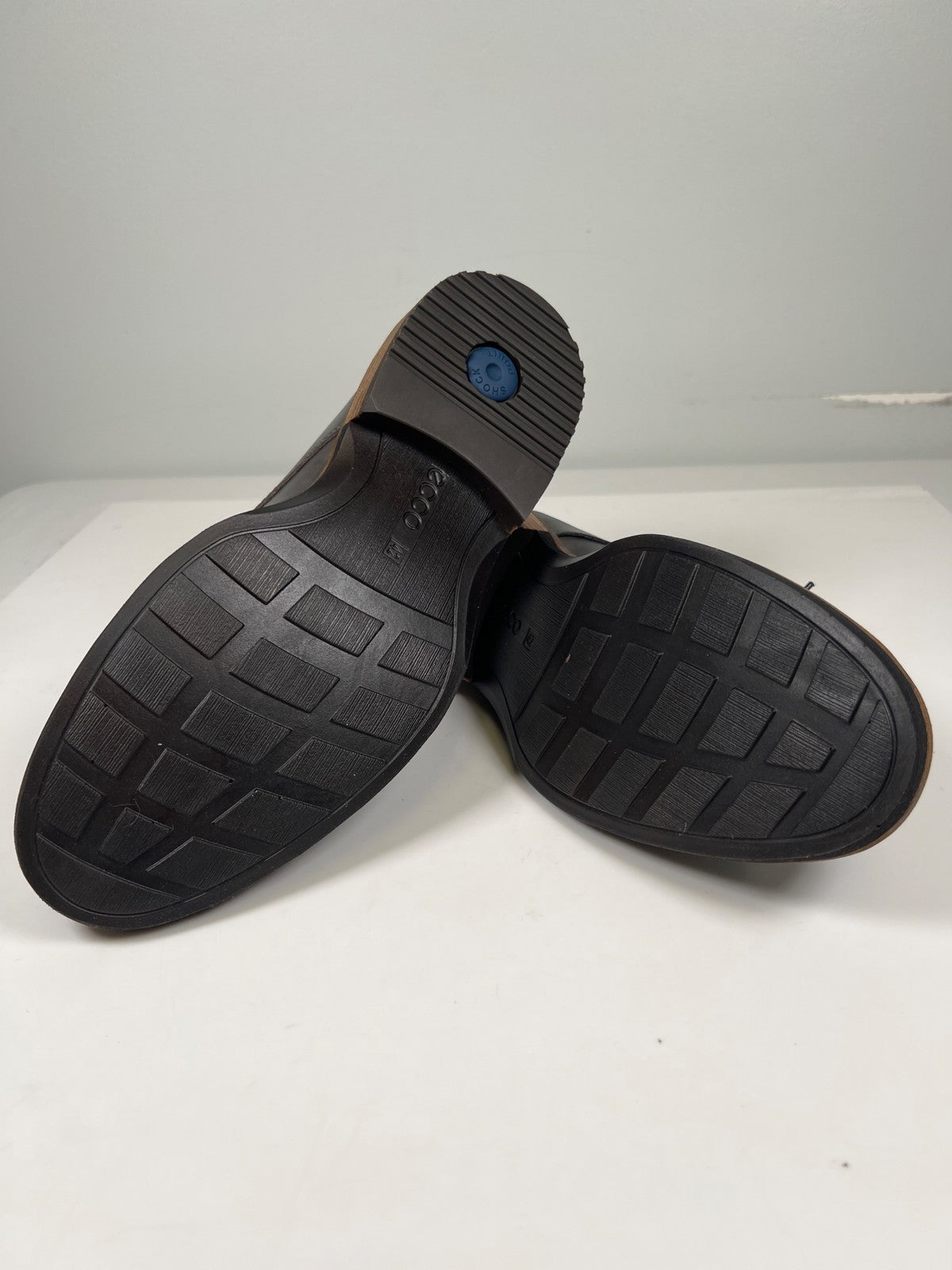 Ecco Men’s Black Leather Lace Up Oxford Dress Shoes - 42/US 8