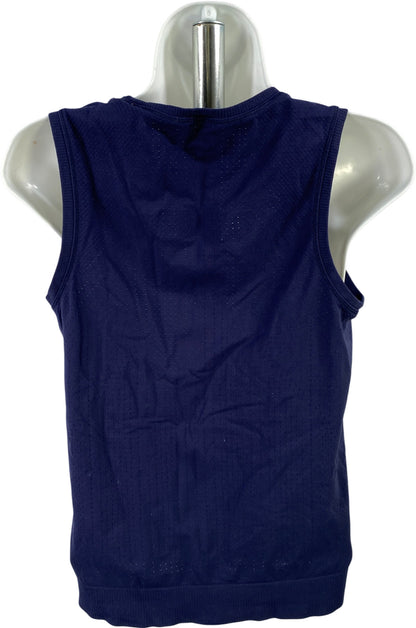 Athleta Women’s Navy Blue Breathable High Neck Athletic Tank Top - S