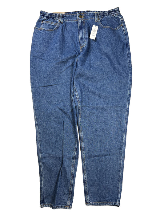 NEW L.L Bean Women's Medium Wash Original Fit Relaxed Jeans - 18W