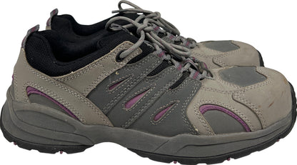 Worx by Red Wings Women’s Gray/Purple Safety Steel Toe Work Shoes - 10