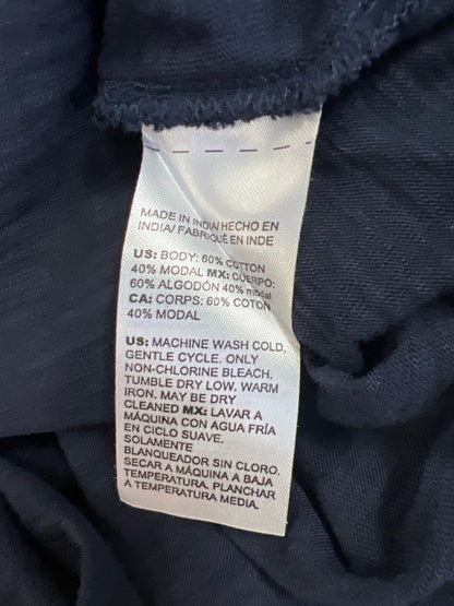 Chico’s Women’s Navy Blue 3/4 Bell Sleeve Shirt - 2/US L