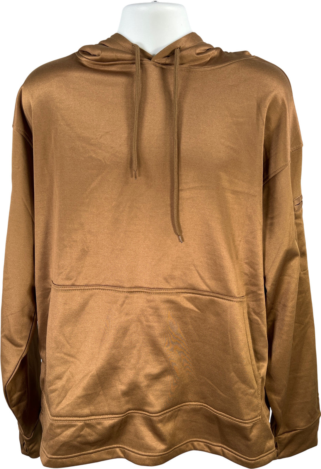 Rothco Men’s Brown Long Sleeve Tactical Concealed Carry Hooded Sweatshirt - XL