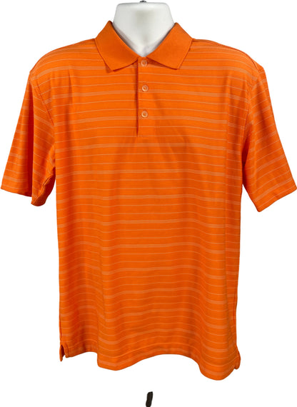 Nike Golf Men’s Orange Fit Dry Short Sleeve Athletic Polo - M