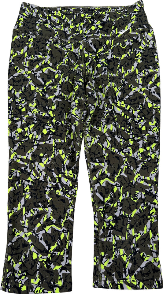 Nike Women’s Green Legend 2.0 Cropped Athletic Leggings - S