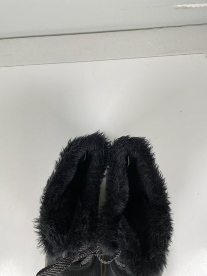 Baretraps Women’s Black Denyce Suede Winter Duck Boots - 7