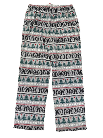 Croft and Barrow Women’s Red Two Piece Holiday Pajama Set - M