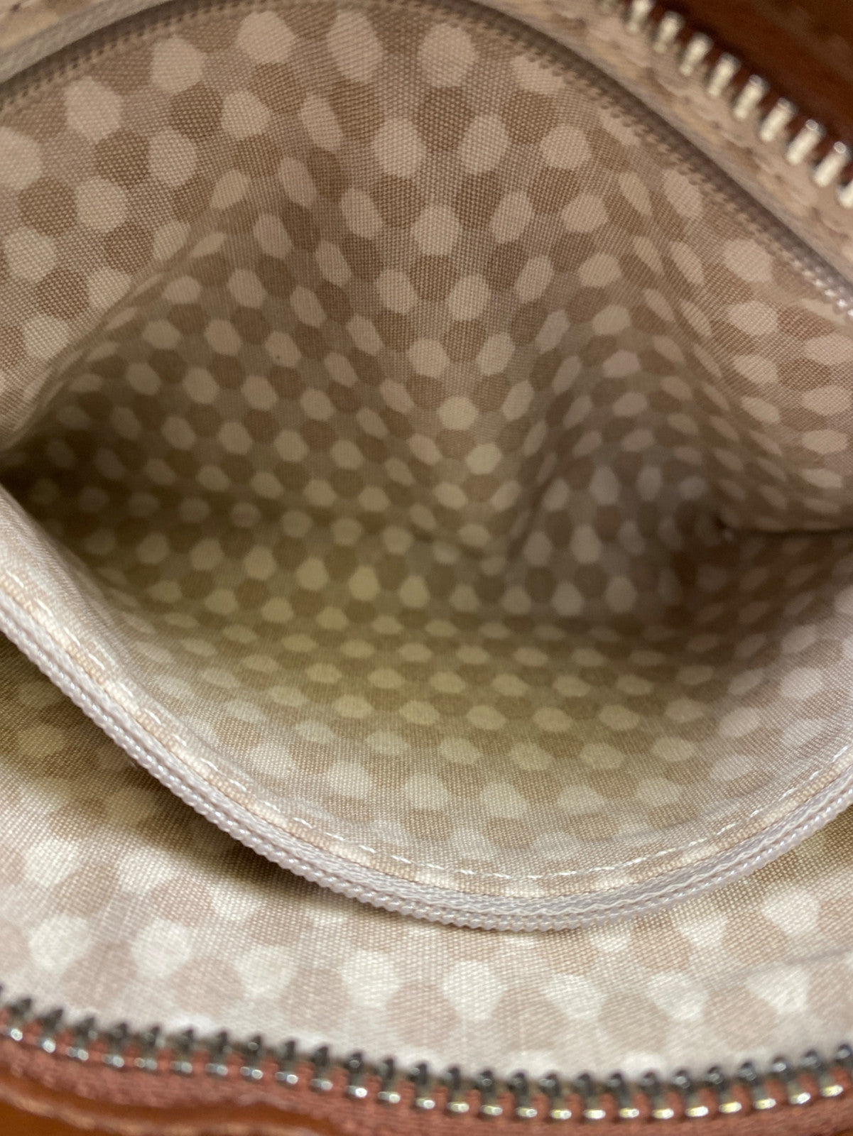 Brighton Women’s Brown Brooklyn Straw Multipocket Organizer Crossbody Purse