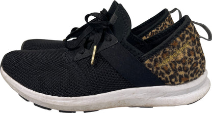 New Balance Women’s Black Cheetah Print Fuel Core Lace Up Sneakers - 8.5