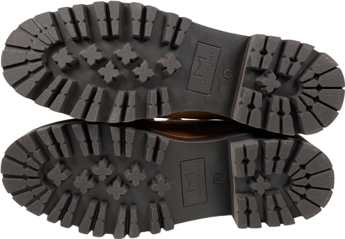 Marc Fisher Women’s Beige Genuine Suede Sherpa Accent Boots - 8 M